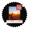 Black with Black Core Mat Board for 12x16 Frames - Fits 9.5x13 Photos